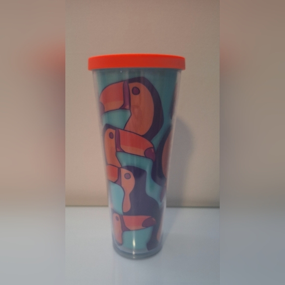 Starbucks 2014 toucan tumbler *RARE*  Never used - Picture 5 of 7